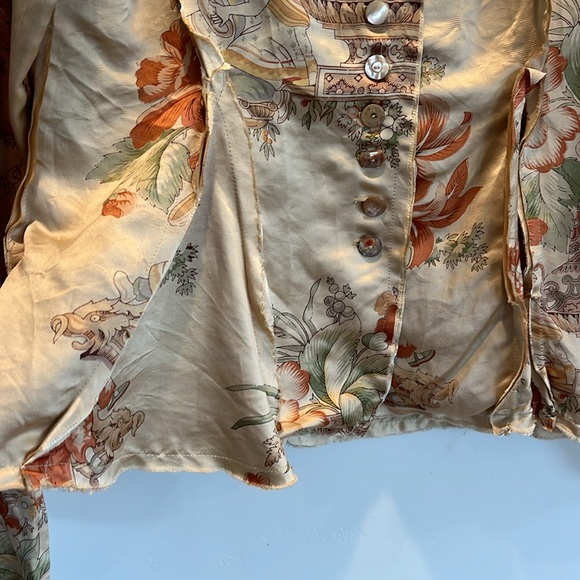 KRISTA LARSON 100% Silk Jacket - Picture 6 of 11